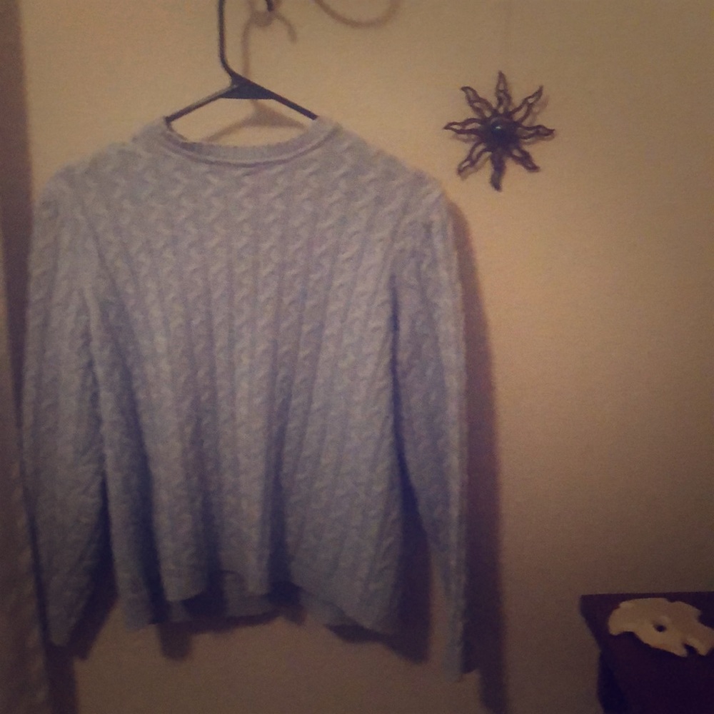 💙Karen Scott Light blue sweater-VERY WARM♥️